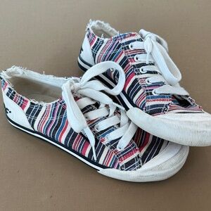 Rocket Dog Striped Canvas Sneakers